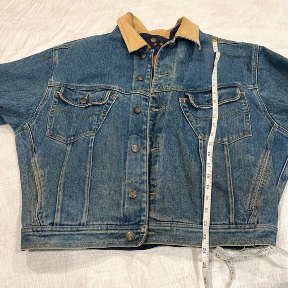 Bugle boy jeans denim jacket men Large vintage - Picture 4 of 14